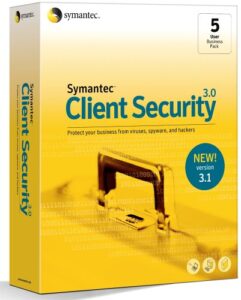 symantec client security 3.1 with groupware protection business pack 5 user old version