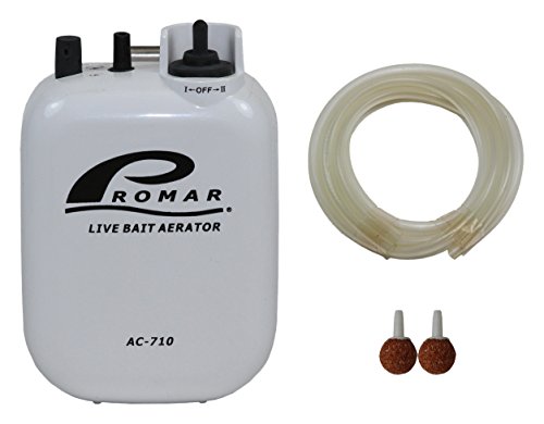 Promar American Maple Inc 2 Speed Air Pump /Air Stone and Hose Runs on D Battery #AC-710, Multi, One Size