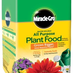 Miracle-Gro Water Soluble All Purpose Plant Food, Fertilizer for Indoor or Outdoor Flowers, Vegetables or Trees, 8 oz.