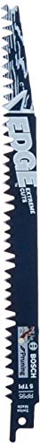 BOSCH RP95 5 pc. 9 In. 5 TPI Edge Reciprocating Saw Blades for Pruning , Grey