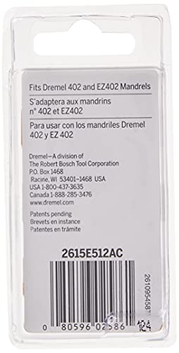 Dremel 512E EZ Lock Fine Grit Finishing Abrasive Buffs, Pack of 2 , Silver