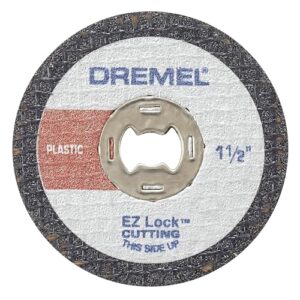 Dremel EZ476 1 1/2-Inch EZ Lock Rotary Tool Cut-Off Wheels For Plastic - 5 pack