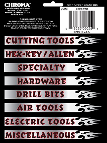 Chroma 9025 Toolbox Magnet, Silver