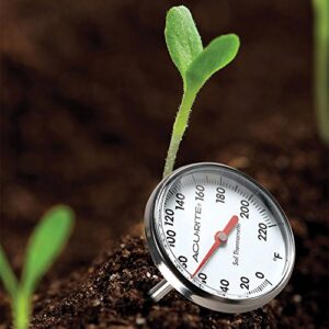 AcuRite 00661 Stainless Steel Soil Thermometer