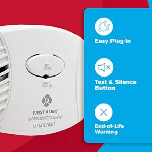 First Alert CO600 Plug-In Carbon Monoxide Detector