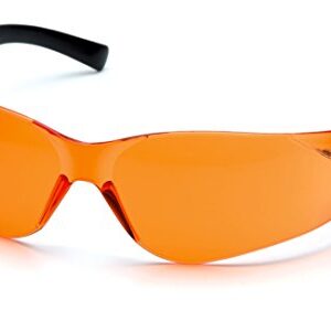 Pyramex Safety Ztek Safety Glasses, Orange Frame/Orange Lens, S2540S