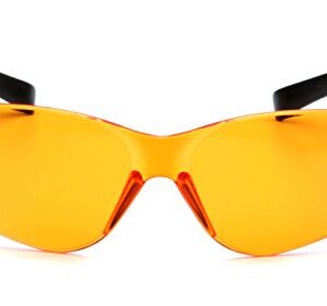 Pyramex Safety Ztek Safety Glasses, Orange Frame/Orange Lens, S2540S