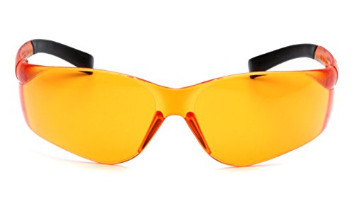 Pyramex Safety Ztek Safety Glasses, Orange Frame/Orange Lens, S2540S