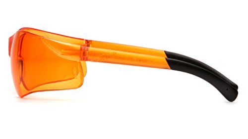 Pyramex Safety Ztek Safety Glasses, Orange Frame/Orange Lens, S2540S