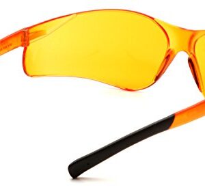 Pyramex Safety Ztek Safety Glasses, Orange Frame/Orange Lens, S2540S