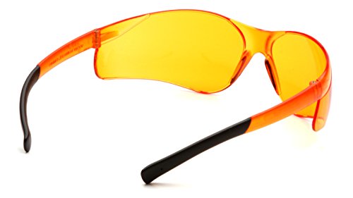 Pyramex Safety Ztek Safety Glasses, Orange Frame/Orange Lens, S2540S