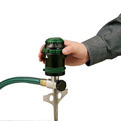 Orbit 58573N H2O-6 Gear Drive Sprinkler, Spike B 58573, Green