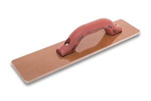 marshalltown resin hand float, 16 x 3-1/2 inch, durasoft handle, laminated canvas resin, concrete tool, easily works color hardeners into concrete, square end, concrete tools, made in usa, 4526d