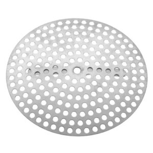 danco 88923 clip style shower drain cover, for use with 3-3/8 in shower drains, aluminum steel, chrome plated