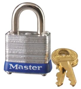 master lock, 1-1/8" 7ka p467#7 laminated padlock, color