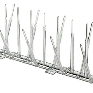 Bird B Gone Plastic Bird Spikes - 20 ft L x 5 in W - Clear