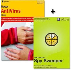 norton anti virus 2006 tech edition and webroot spy sweeper combo