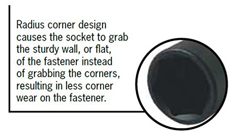 Sunex 318m 3/8-Inch Drive 18-Mm Impact Socket