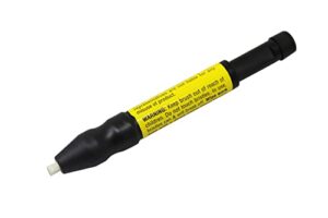 k tool international 70550 automotive glass fiber sanding pen with extra sanding point for garages, repair shops, and diy, 20,000 + fibers per tip, portable, black