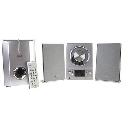 Remanufactured Teac CD-X8 Wall-Mountable CD Micro System with Subwoofer (Discontinued by Manufacturer)