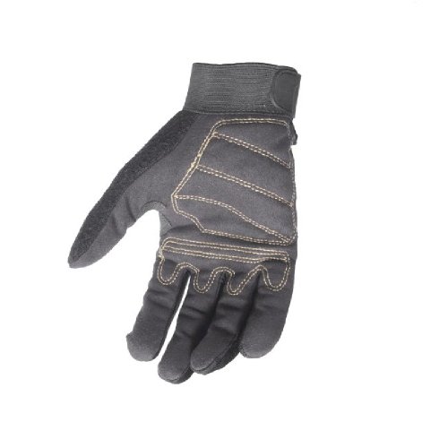 Dewalt DPG20L All Purpose Synthetic Leather Palm Spandex Back Velcro Wrist Work Glove, Large, Yellow/ Black
