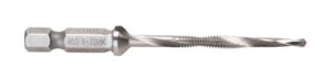 greenlee dtap8-32 combination drill, tap, and deburr bit with quick change hex, 8-32 nc