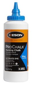 keson 5bd prochalk ultimate chalk dye, blue, 5-ounce