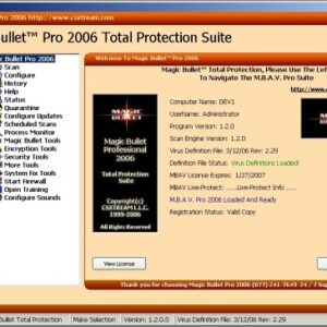 Magic Bullet Antivirus Pro 2006