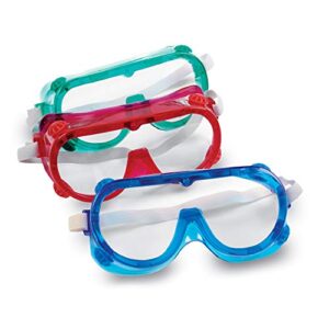 Learning Resources Colored Safety Goggles - 6 Pieces, Ages 4+ Classroom Accessories, Perfect For Kid's Science Experiments