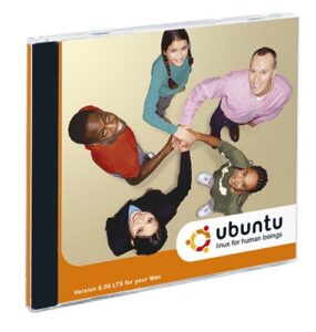 ubuntu 6.06 lts dvd (mac edition) (jewel case)