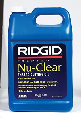 RIDGID 70835 Thread Cutting Oil, 1 Gallon of Nu-Clear Pipe Threading Oil