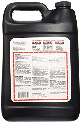 RIDGID 70835 Thread Cutting Oil, 1 Gallon of Nu-Clear Pipe Threading Oil