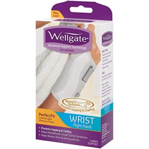 Wellgate for Women, PerfectFit Wrist Brace for Wrist Support, Right