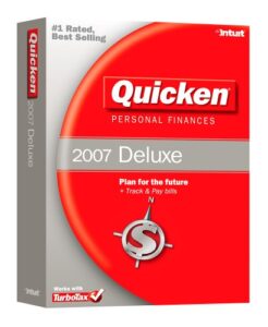 quicken personal finances deluxe 2007 [older version]