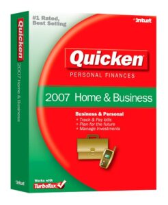 quicken home & business 2007 [older version]