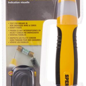 Gardner Bender Sperry Instruments CT6101 Heavy Duty Continuity Tester, 2 Range, 36 inch lead, Yellow