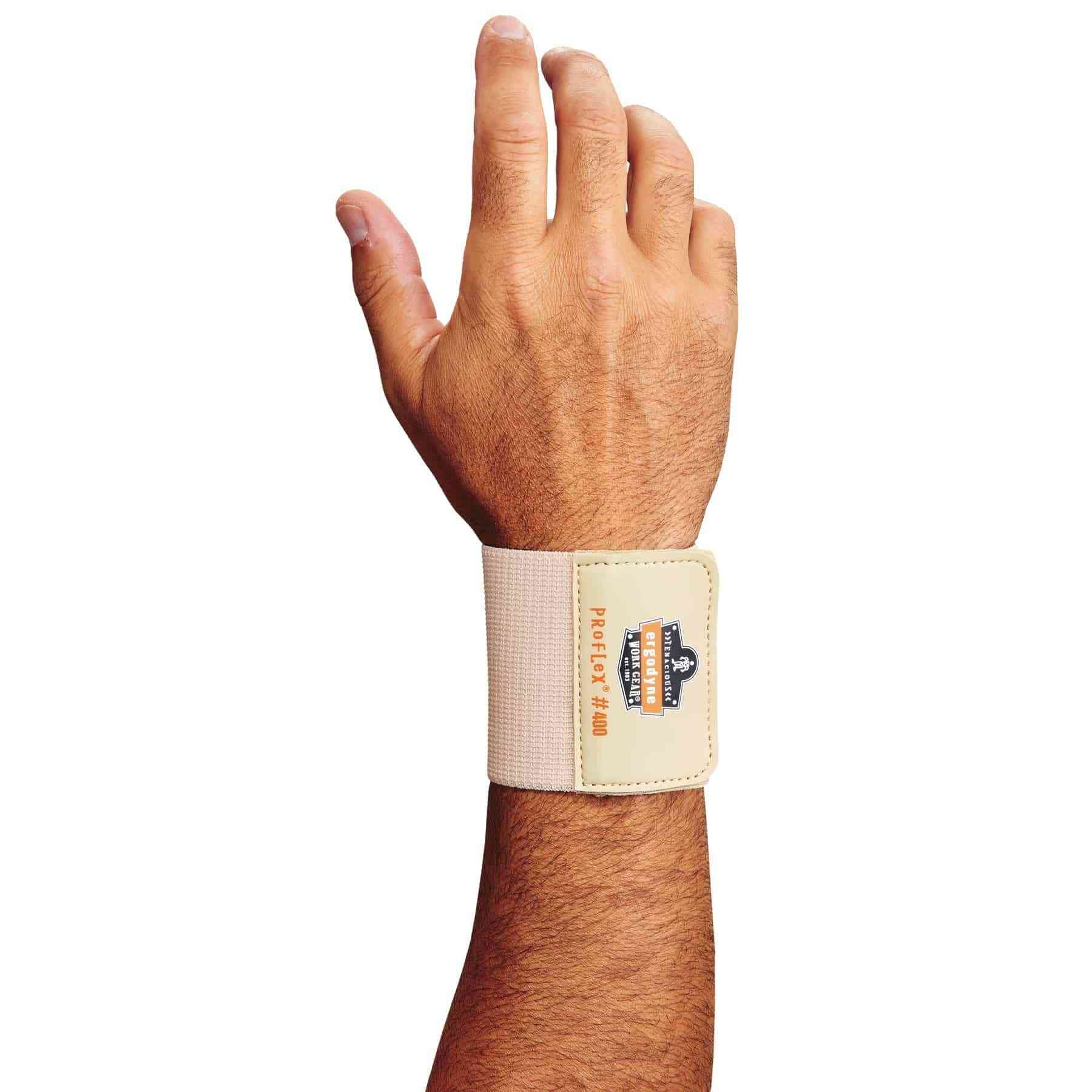 Ergodyne ProFlex 400 Universal Wrist Wrap, Tan