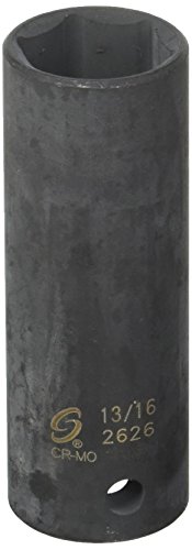 Sunex 2626 1/2-Inch Drive 13/16-Inch Extra Thin Wall Deep Impact Socket