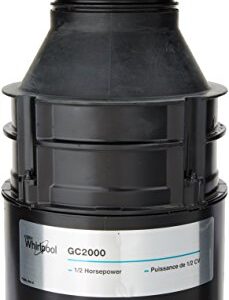 Whirlpool GC2000PE 1/2 hp in Sink Disposer with power cord, Black