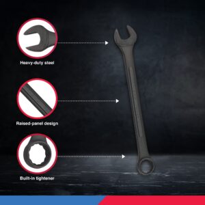 Neiko 03575A Jumbo Combination Wrench Set | 16 Piece | MM | 6 mm to 32 mm | Raised Panel Construction