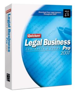 quicken legal business pro 2007 [old version]