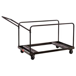 national public seating round folding table dolly