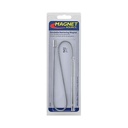 Master Magnetics Bendable Magnetic Pick-Up Tool and Retrieving Magnet, 19” Length, 2 lb. Hold 07229