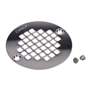 oatey 42358 4-inch stainless steel strainer with 2 screws