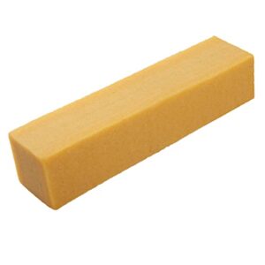 cleaning eraser stick small 1-1/2” x 1-1/2" x 7-7/8" made from natural rubber for removing dust and build up from abrasive belts • sanding discs • drum sanders • grip tape and skateboard grip surfaces