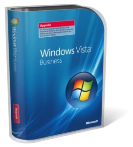 microsoft windows vista business upgrade dvd old version