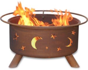 patina products f100, 30 inch evening sky fire pit f100