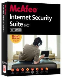 mcafee internet security suite 2007 - 3 users