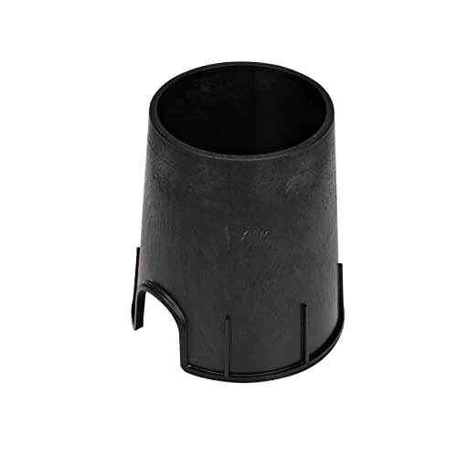 NDS 107BC 6 in. Valve Box and Cover, 9 in. Height, ICV Lettering, Black Box, Green Overlapping Cover, Black/Green