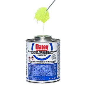 Oatey 30812 X-15 PVC Solvent with Dauber, 16-Ounce, White